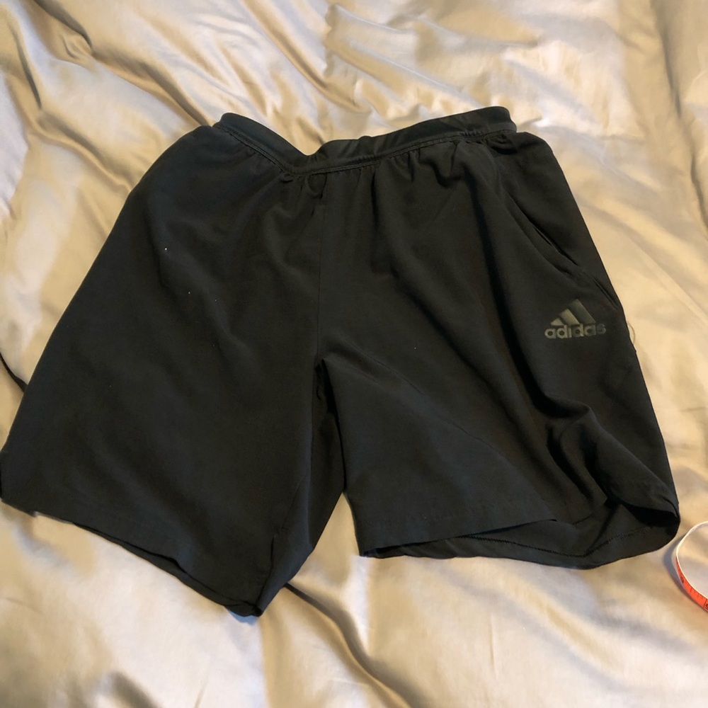 adidas Black Men's Athletic Training Shorts